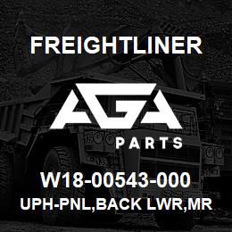 W18-00543-000 Freightliner UPH-PNL,BACK LWR,MR | AGA Parts