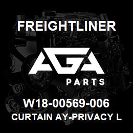 W18-00569-006 Freightliner CURTAIN AY-PRIVACY LH P3 | AGA Parts