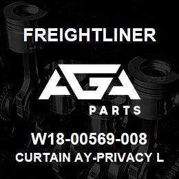 W18-00569-008 Freightliner CURTAIN AY-PRIVACY LH P3 | AGA Parts