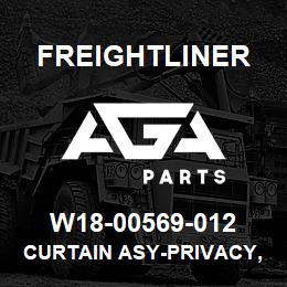 W18-00569-012 Freightliner CURTAIN ASY-PRIVACY,LH,P3 | AGA Parts