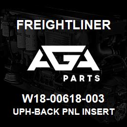 W18-00618-003 Freightliner UPH-BACK PNL INSERT PREM | AGA Parts