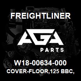 W18-00634-000 Freightliner COVER-FLOOR,125 BBC,LH/RH SEATS,48 | AGA Parts