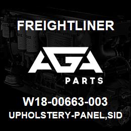 W18-00663-003 Freightliner UPHOLSTERY-PANEL,SIDEWALL,RH,ACCESS DOOR | AGA Parts