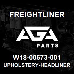 W18-00673-001 Freightliner UPHOLSTERY-HEADLINER,RR,EXTENDED/CREWCAB | AGA Parts