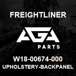 W18-00674-000 Freightliner UPHOLSTERY-BACKPANEL,W/WINDOW(GRAY) | AGA Parts