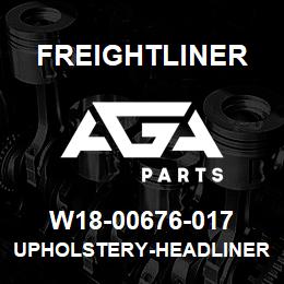 W18-00676-017 Freightliner UPHOLSTERY-HEADLINER,DAYCAB,NO AIRHORN | AGA Parts