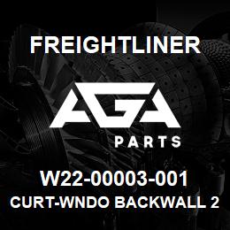 W22-00003-001 Freightliner CURT-WNDO BACKWALL 2 | AGA Parts