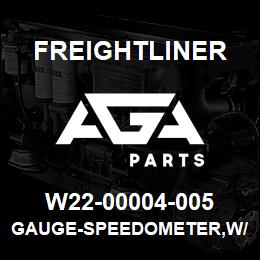 W22-00004-005 Freightliner GAUGE-SPEEDOMETER,W/ ODO | AGA Parts