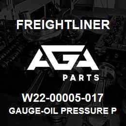 W22-00005-017 Freightliner GAUGE-OIL PRESSURE P | AGA Parts