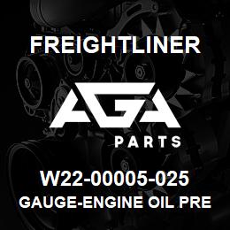 W22-00005-025 Freightliner GAUGE-ENGINE OIL PRESSURE,POL | AGA Parts