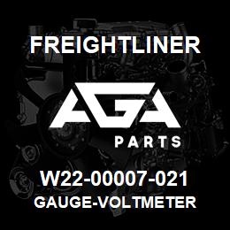 W22-00007-021 Freightliner GAUGE-VOLTMETER | AGA Parts