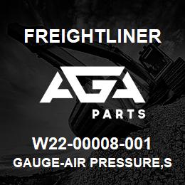 W22-00008-001 Freightliner GAUGE-AIR PRESSURE,SECONDARY | AGA Parts