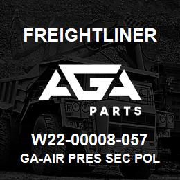 W22-00008-057 Freightliner GA-AIR PRES SEC POL | AGA Parts