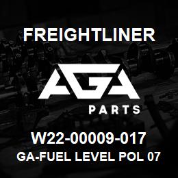 W22-00009-017 Freightliner GA-FUEL LEVEL POL 07 | AGA Parts