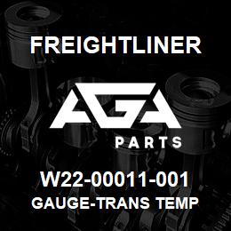 W22-00011-001 Freightliner GAUGE-TRANS TEMP | AGA Parts