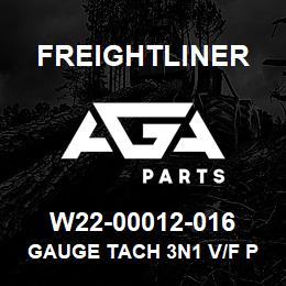 W22-00012-016 Freightliner GAUGE TACH 3N1 V/F P | AGA Parts