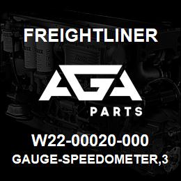 W22-00020-000 Freightliner GAUGE-SPEEDOMETER,3 | AGA Parts