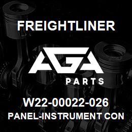 W22-00022-026 Freightliner PANEL-INSTRUMENT CONTROL UNIT-AMI,M,DIES | AGA Parts