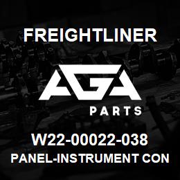 W22-00022-038 Freightliner PANEL-INSTRUMENT CONTROL UNIT,AMI,M,DIES | AGA Parts