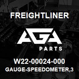 W22-00024-000 Freightliner GAUGE-SPEEDOMETER,3 INCH | AGA Parts