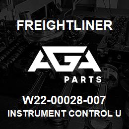 W22-00028-007 Freightliner INSTRUMENT CONTROL UNIT-AMI,M,DIESEL,NON | AGA Parts