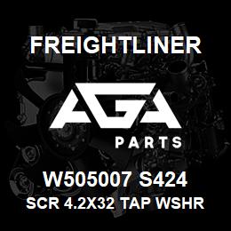 W505007 S424 Freightliner SCR 4.2X32 TAP WSHR | AGA Parts