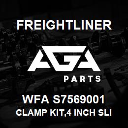 WFA S7569001 Freightliner CLAMP KIT,4 INCH SLIP CONNECTION | AGA Parts