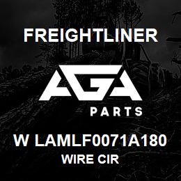 W LAMLF0071A180 Freightliner WIRE CIR | AGA Parts