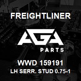 WWD 159191 Freightliner LH SERR. STUD 0.75-16 X 2.38 | AGA Parts