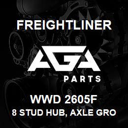 WWD 2605F Freightliner 8 STUD HUB, AXLE GROUP 26 | AGA Parts