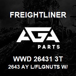 WWD 26431 3T Freightliner 2643 AY L/FLGNUTS W/ABS | AGA Parts