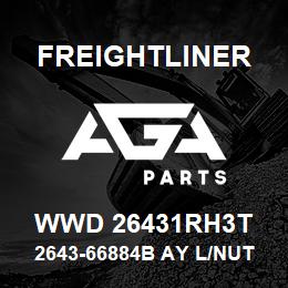 WWD 26431RH3T Freightliner 2643-66884B AY L/NUTS W/ABS | AGA Parts