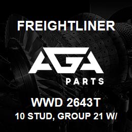 WWD 2643T Freightliner 10 STUD, GROUP 21 W/ABS CUT | AGA Parts