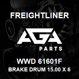 WWD 61601F Freightliner BRAKE DRUM 15.00 X 6.0 | AGA Parts