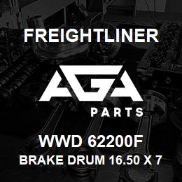 WWD 62200F Freightliner BRAKE DRUM 16.50 X 7.0 | AGA Parts