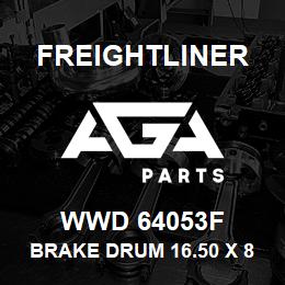 WWD 64053F Freightliner BRAKE DRUM 16.50 X 8.62 | AGA Parts