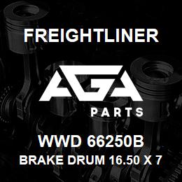 WWD 66250B Freightliner BRAKE DRUM 16.50 X 7.0 BAL. | AGA Parts