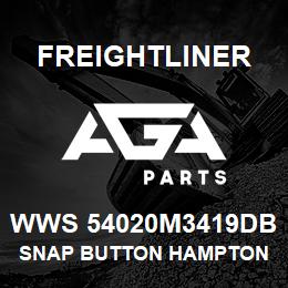 WWS 54020M3419DB Freightliner SNAP BUTTON HAMPTON | AGA Parts