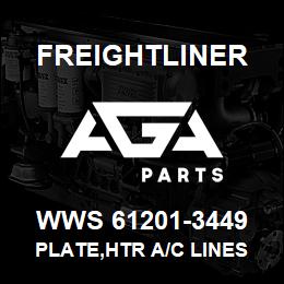 WWS 61201-3449 Freightliner PLATE,HTR A/C LINES | AGA Parts