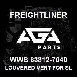 WWS 63312-7040 Freightliner LOUVERED VENT FOR SL | AGA Parts