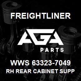 WWS 63323-7049 Freightliner RH REAR CABINET SUPP | AGA Parts