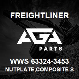 WWS 63324-3453 Freightliner NUTPLATE,COMPOSITE S | AGA Parts