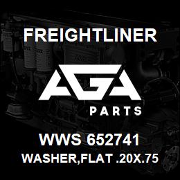 WWS 652741 Freightliner WASHER,FLAT .20X.75 | AGA Parts