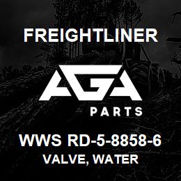 WWS RD-5-8858-6 Freightliner VALVE, WATER | AGA Parts