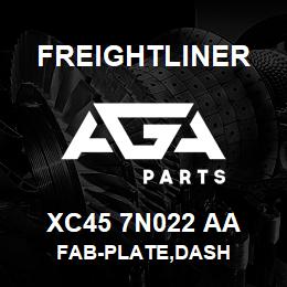 XC45 7N022 AA Freightliner FAB-PLATE,DASH | AGA Parts