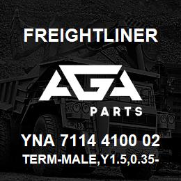 YNA 7114 4100 02 Freightliner TERM-MALE,Y1.5,0.35-0.5 | AGA Parts