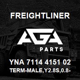 YNA 7114 4151 02 Freightliner TERM-MALE,Y2.8S,0.8-1(18-16) | AGA Parts