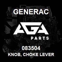083504 Generac KNOB, CHOKE LEVER | AGA Parts