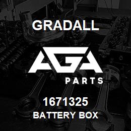 1671325 Gradall BATTERY BOX | AGA Parts