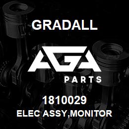 1810029 Gradall ELEC ASSY,MONITOR | AGA Parts